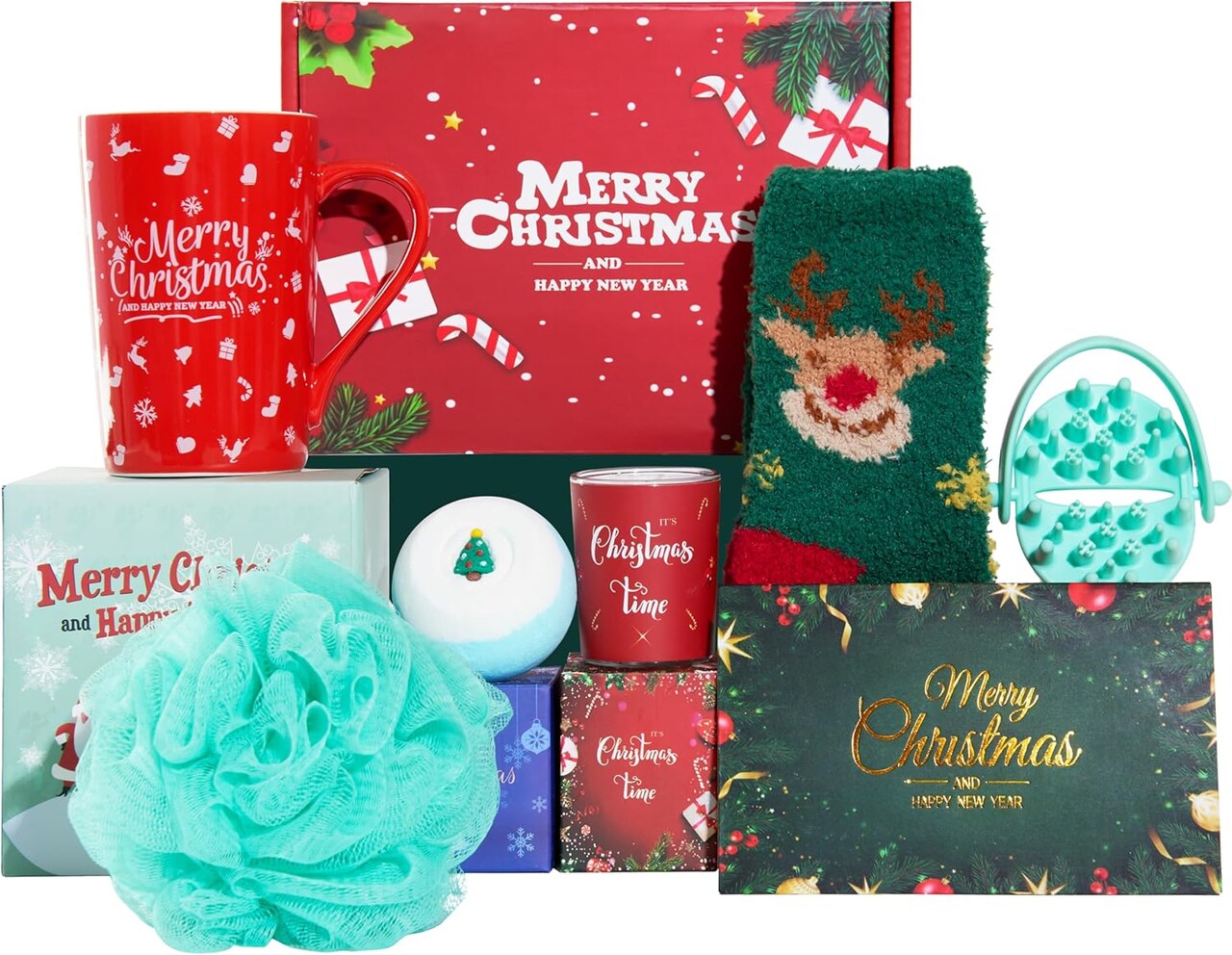 Christmas Gifts for Women Unique Holiday Gift Basket for Women, Her, Mom, Wife, Girlfriend, Sister, Coworkers, Boss, Teacher, Nurse, Xmas Tumbler Gifts Basket for Women Who Have Everything